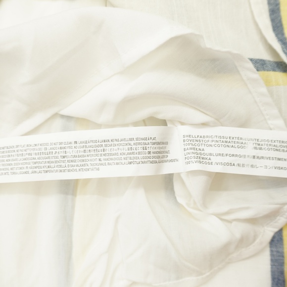 J.O.A. Striped Ruffle Flutter Trim Faux Wrap Dress - Picture 4 of 6